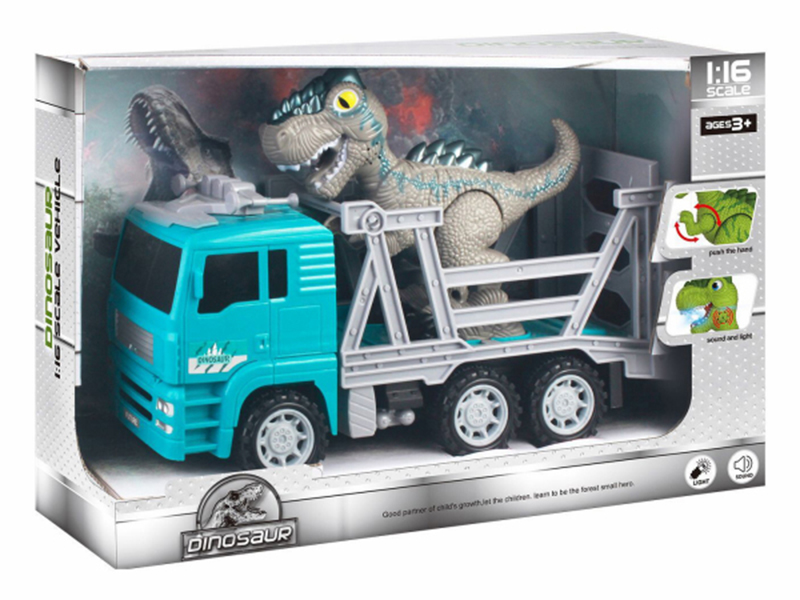 1:16 Friction Dinosaur Car With Light And Sound
