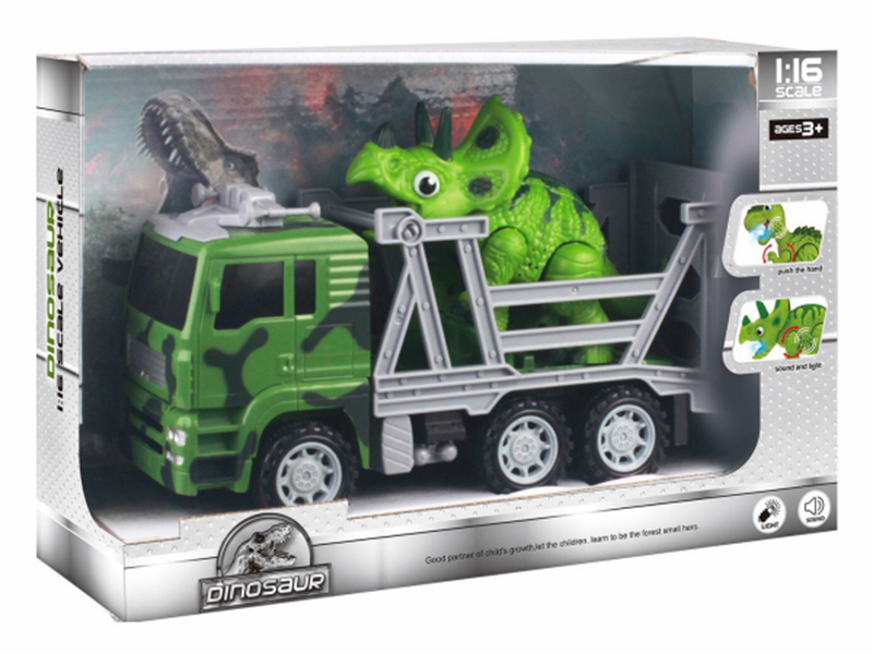 1:16 Friction Dinosaur Car With Light And Sound
