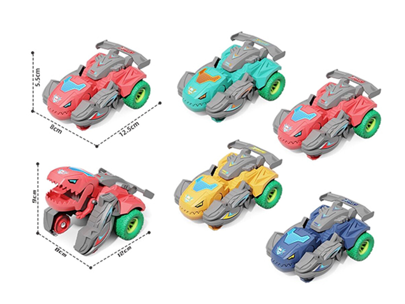 Friction Transformation Dinosaur Car