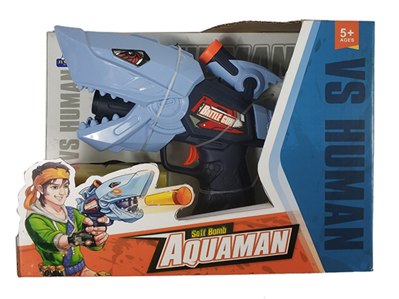 Dinosaur Soft Bullet Gun With 6 Soft Bullets