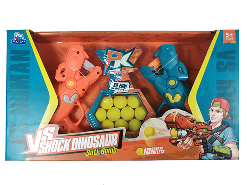 PK Dinosaur Soft Bullet Gun With 10 Balls