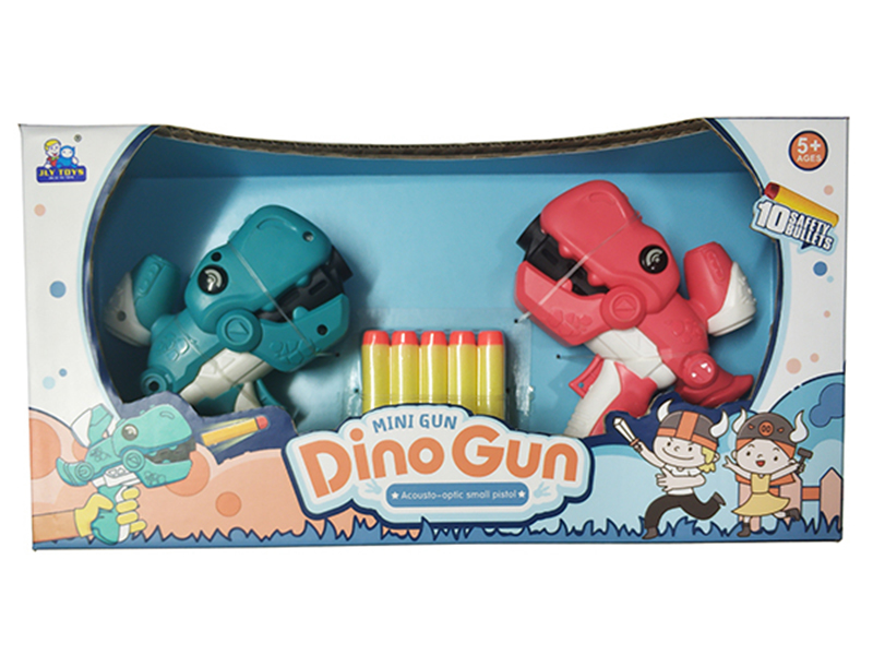 PK Dinosaur Soft Bullet Gun With 10 Soft Bullets