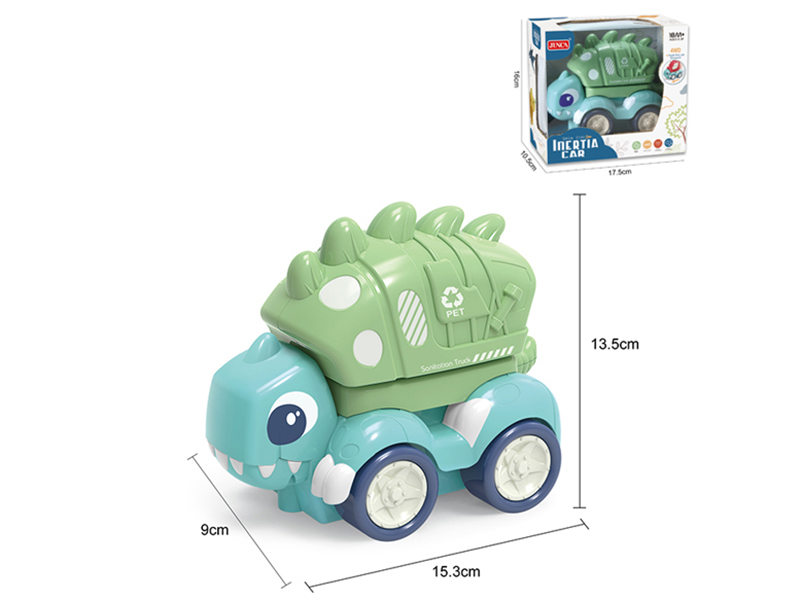 Friction 4WD Dinosaur Sanitation Truck