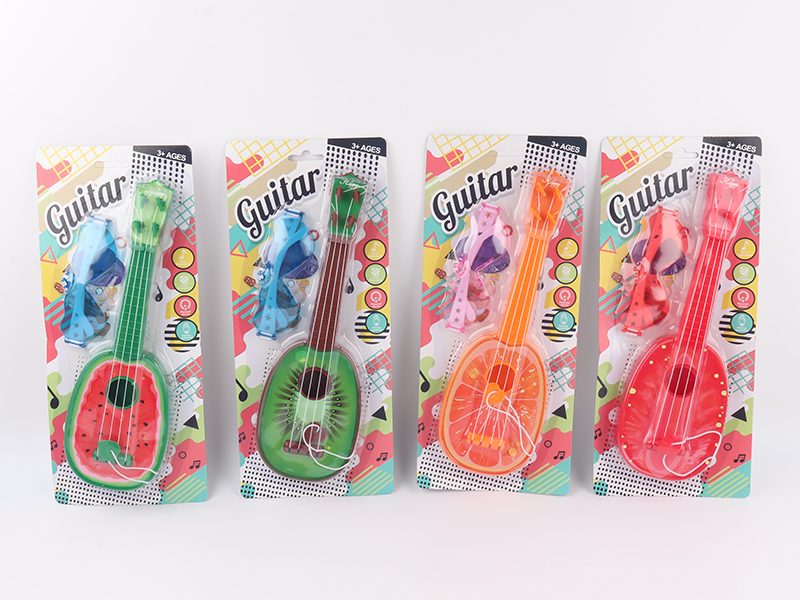 (4)Fruit Ukulele + Glasses