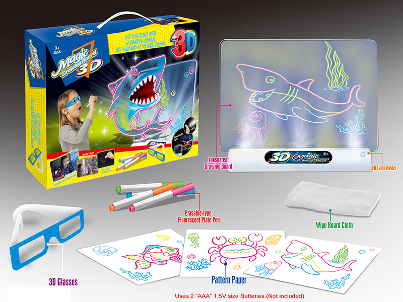 Mini 3D Magic Drawing Board(Marine Version)