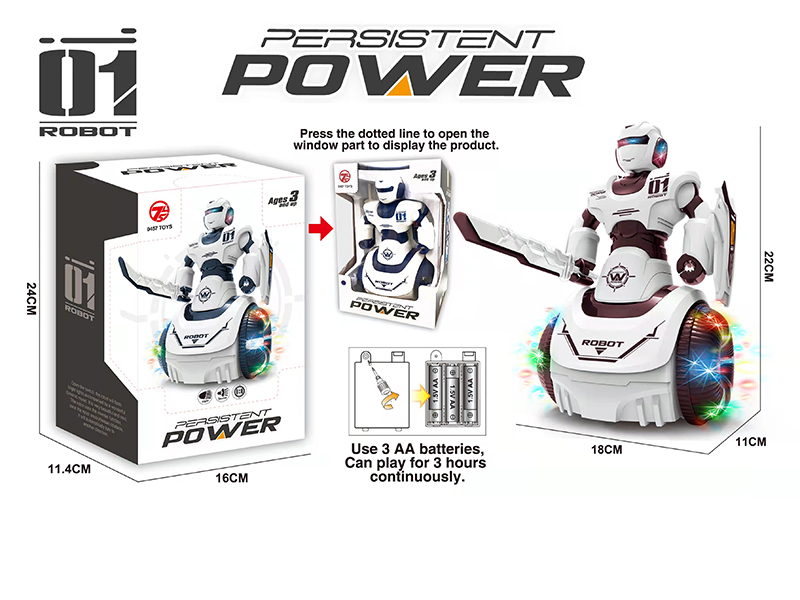 B/O Robot With Light,Music