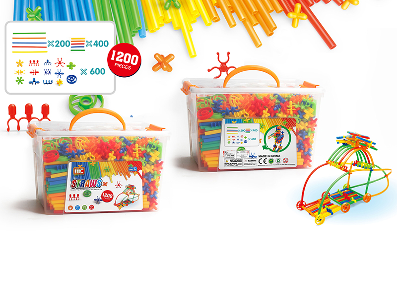 Straw Building Blocks 1200pcs