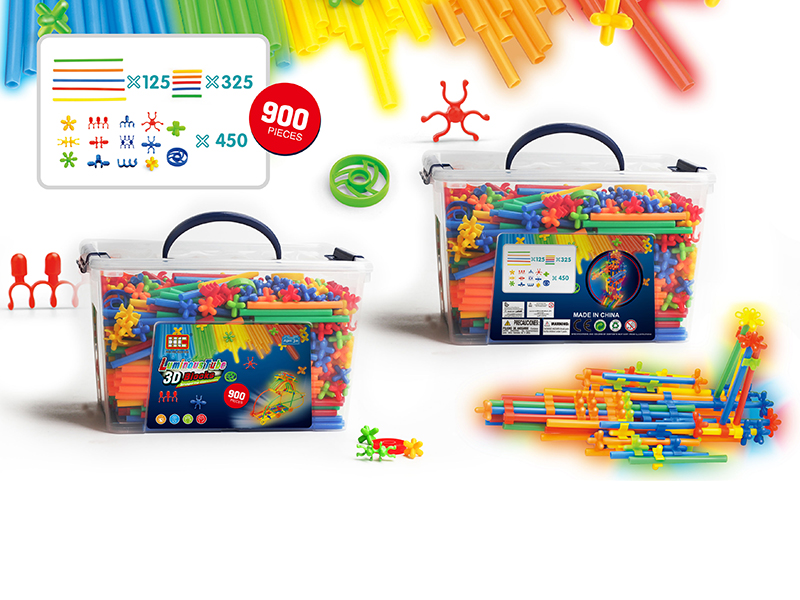 Straw Building Blocks 900pcs