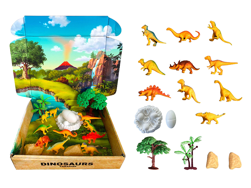 Dinosaur Scene Set (10PCS)