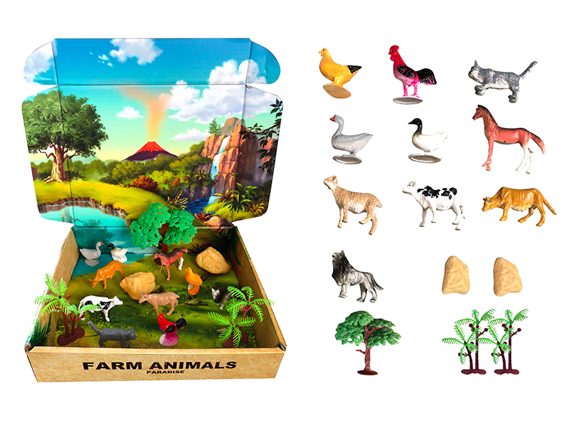 Farm Animal Scene Set (10PCS)