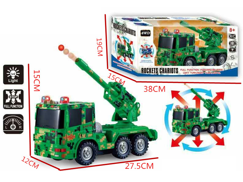 6CH R/C Rocket Chariots With Light