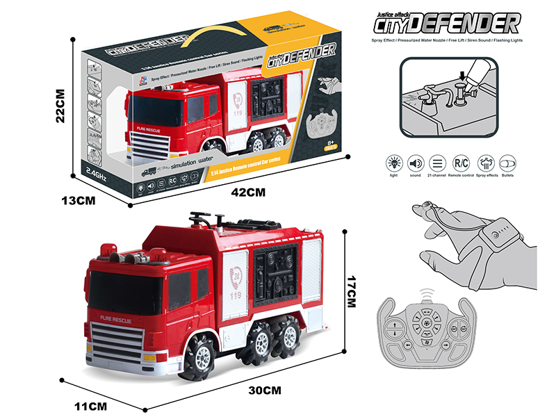21CH R/C  Fire Engine With Light