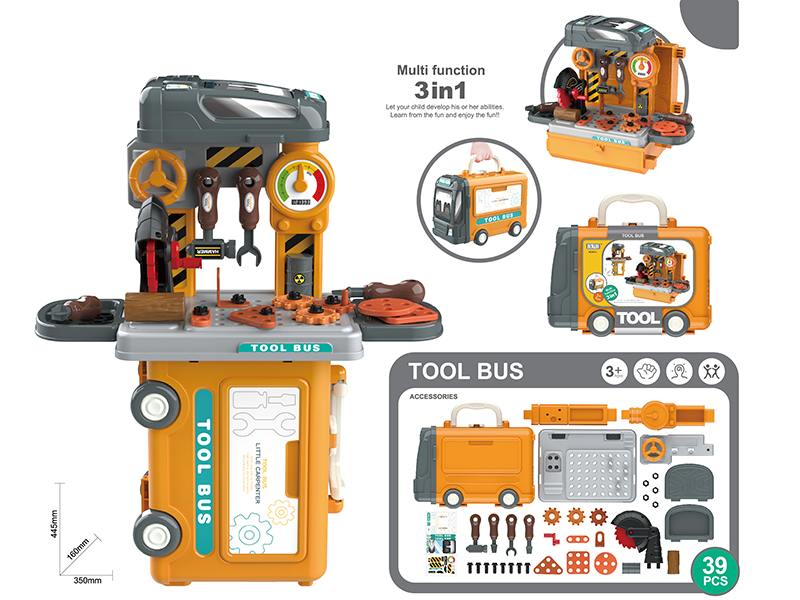 Multifunctional 3 In 1 Tool Bus 39PCS