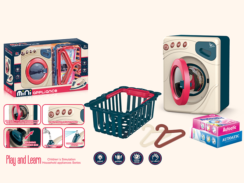 B/O Washing Machine + Basket Combination