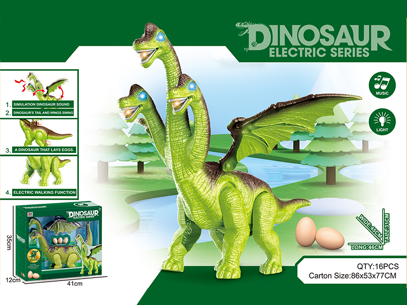 B/O Lays Eggs Three Head Brachiosaurus