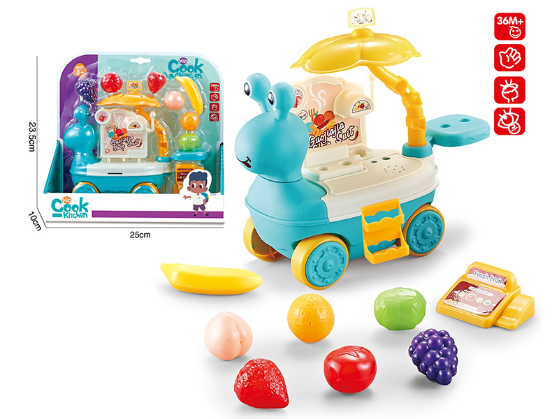 Snail Food Cart - Fruit(Blue)