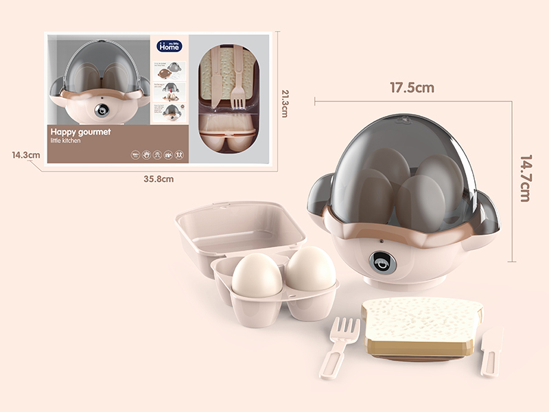Steamed Egg Machine Set(Light,Sound,B/O Rotating)