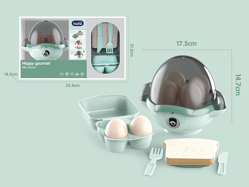 Steamed Egg Machine Set(Light,Sound,B/O Rotating)