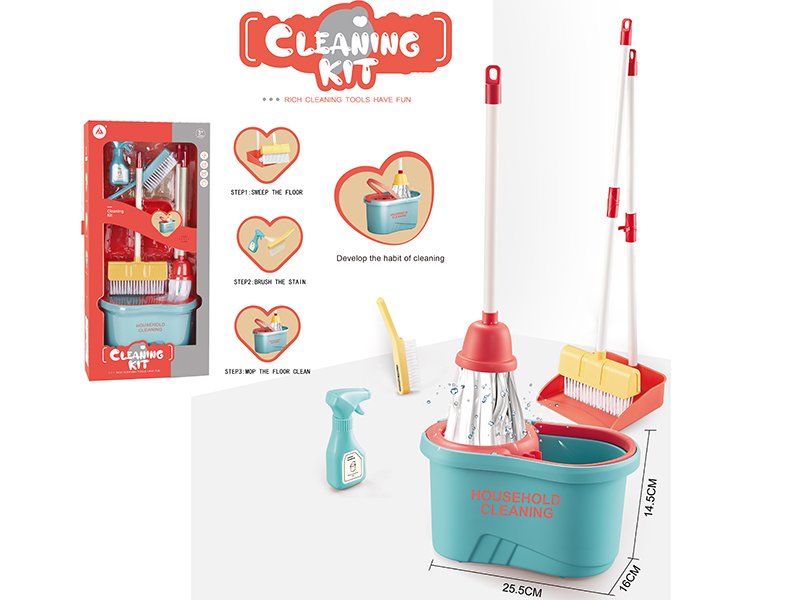 Simulated Cleaning Tools Set
