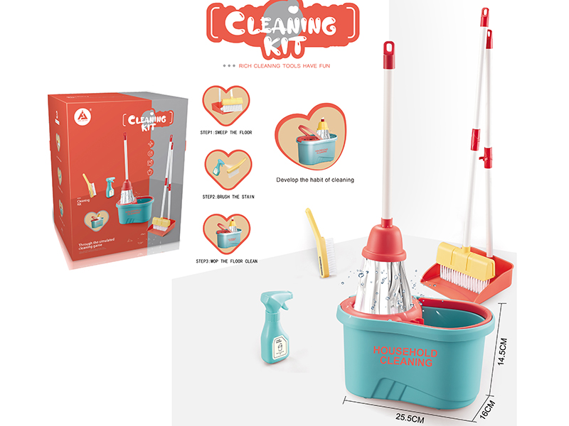 Simulated Cleaning Tools Set