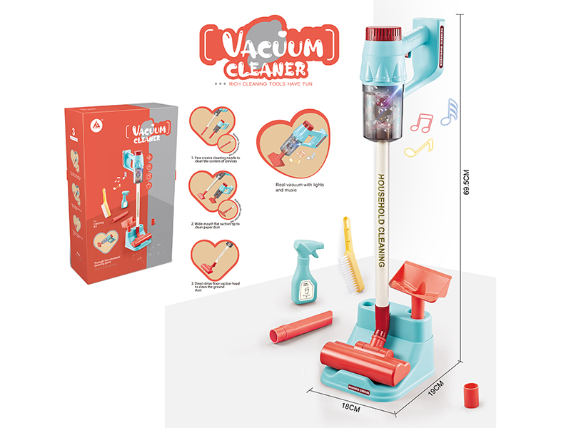 Simulated Vacuum Cleaner With Base Set
