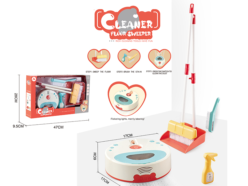 Simulated Floor Sweeper Set