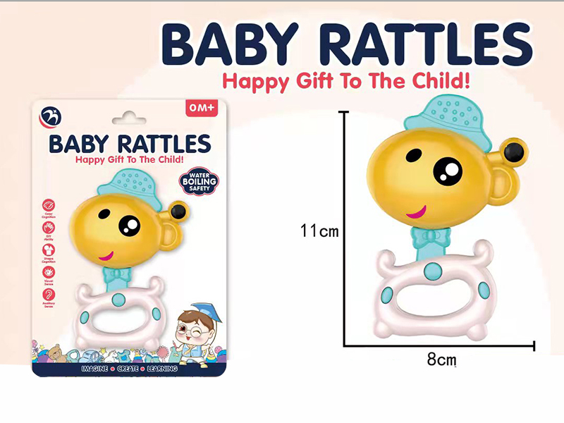 Teether Deer Baby Rattle