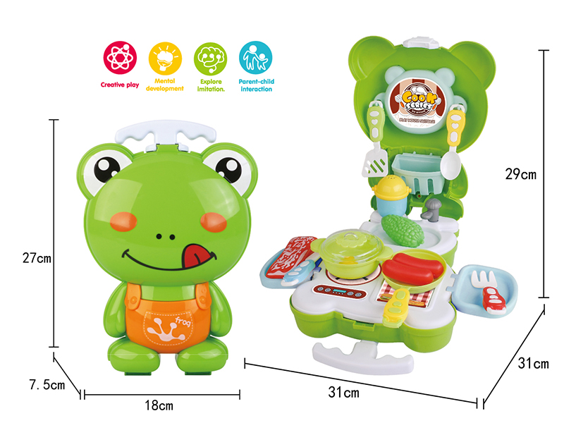 Frog Luggage Cook Series Play House Toys
