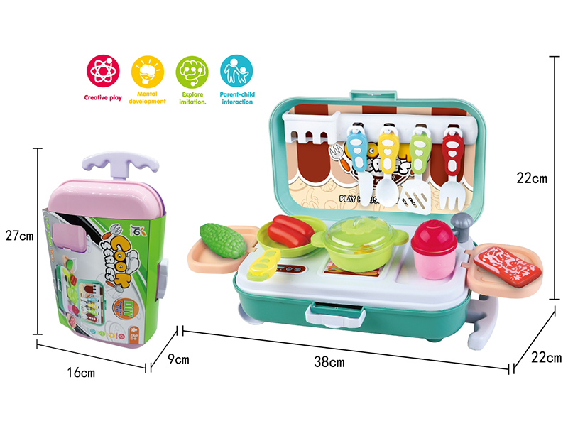 Luggage Cook Series Play House Toys