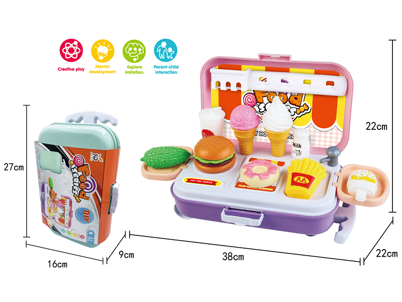 Luggage Food Series Play House Toys