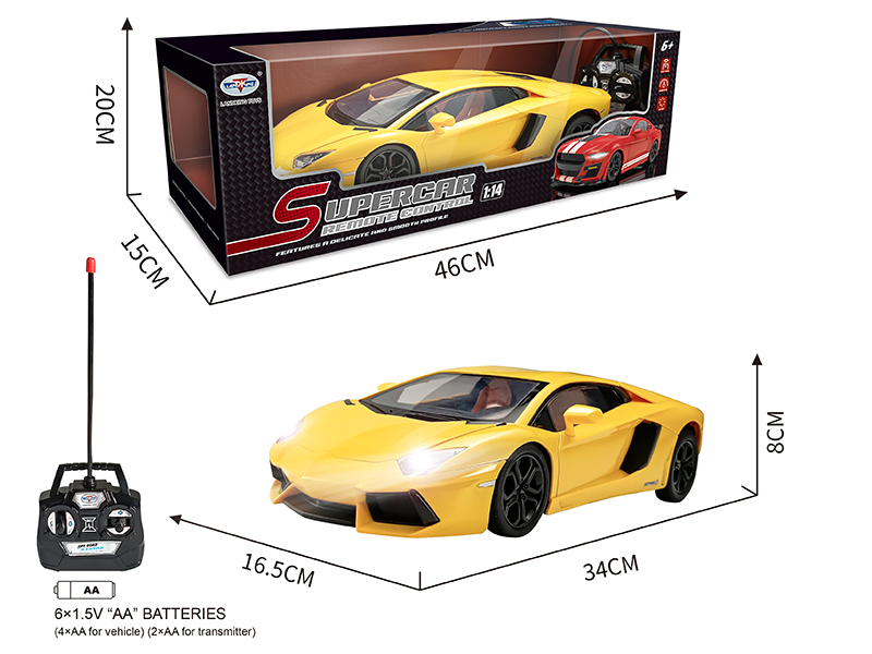 1:14 Lamborghini 4-Channel Remote Control Sports Car
