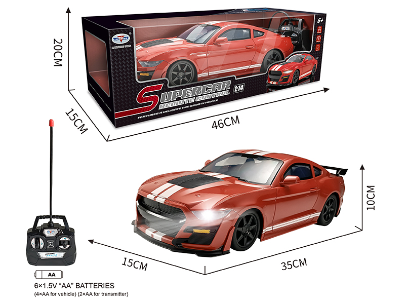 1:14 Ford GT 4-Channel Remote Control Car