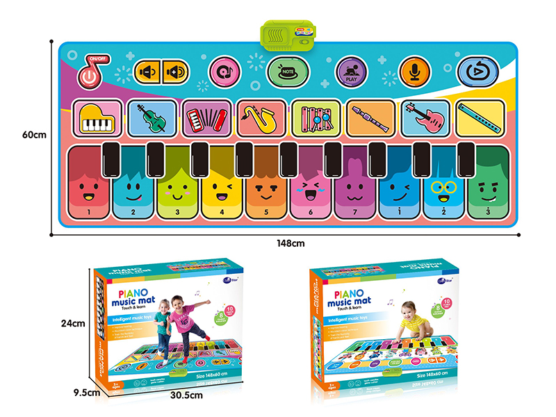 Fashion Children Music Electric Piano Blanket