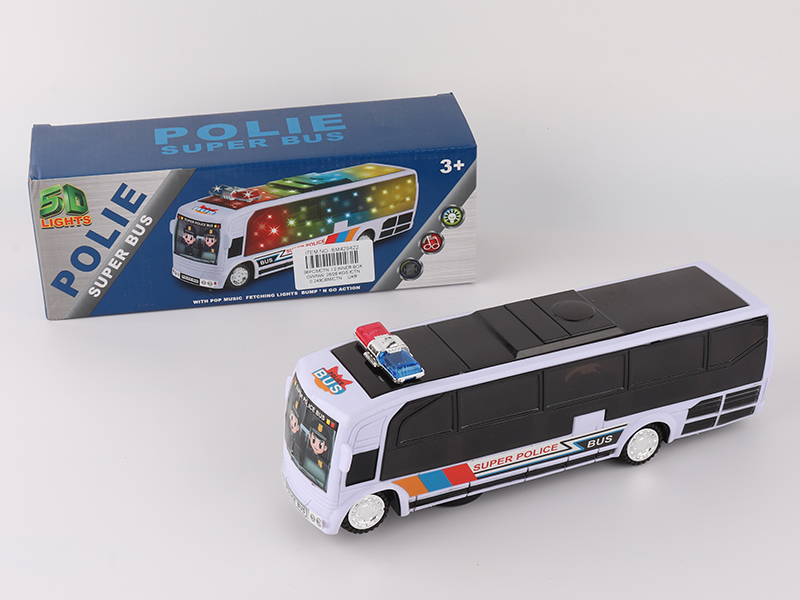 B/O Go And Bump Police Bus With 5D Light,Music