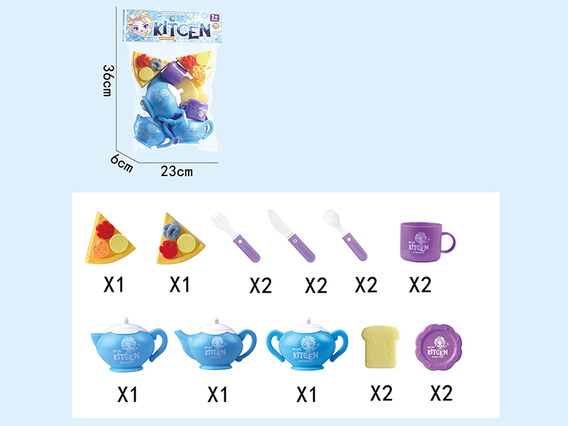 Princess Tea Set Pizza