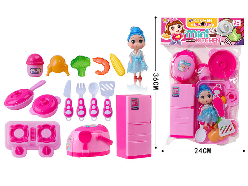 Girls Kitchen Playset