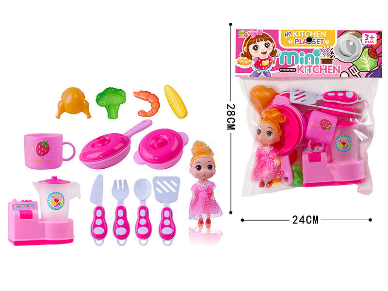 Girls Kitchen Playset