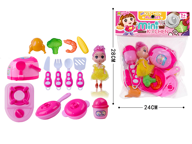 Girls Kitchen Playset