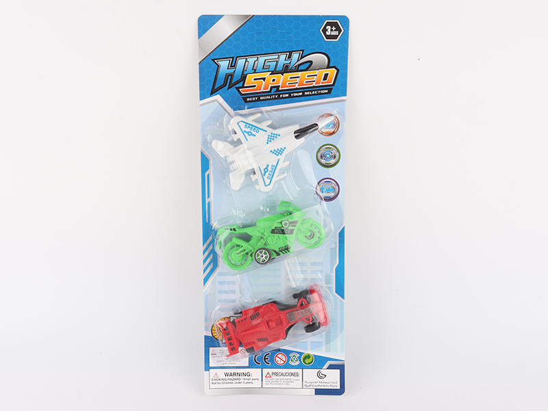 Pull Back Airplane,Equation Car,Motorcycle Set