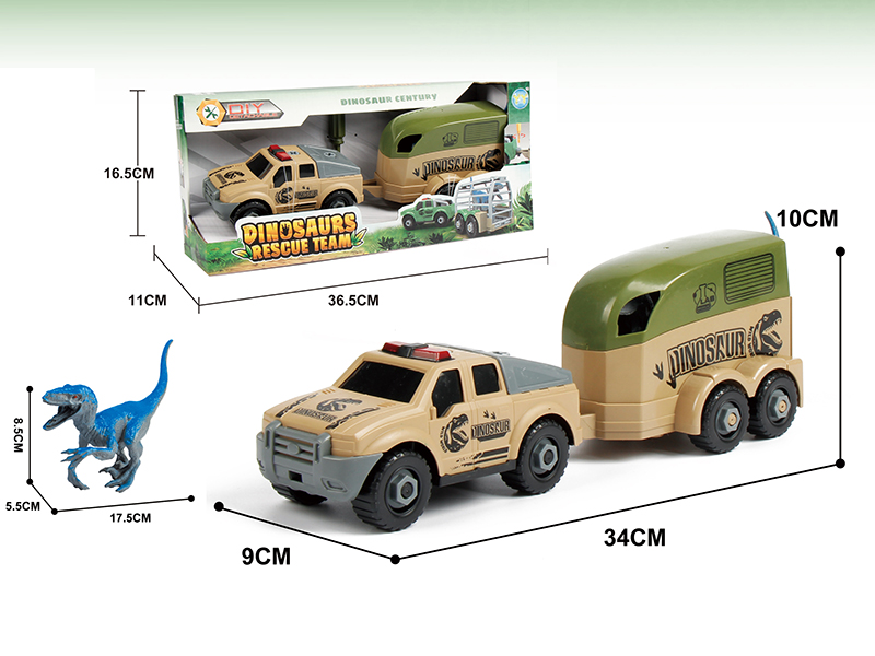 DIY Detachable Jeep + Carriage