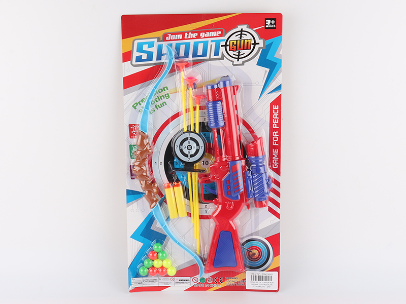 Soft Bullet Ping-Pong Ball Gun Set