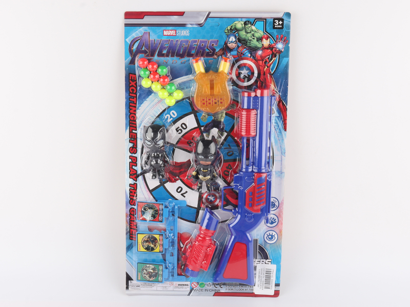 Soft Bullet Ping-Pong Ball Gun Set