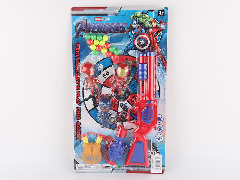 Soft Bullet Ping-Pong Ball Gun Set