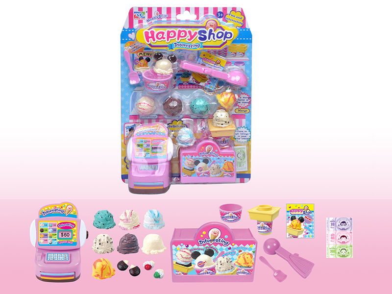 Ice Cream Shop With Cash Register