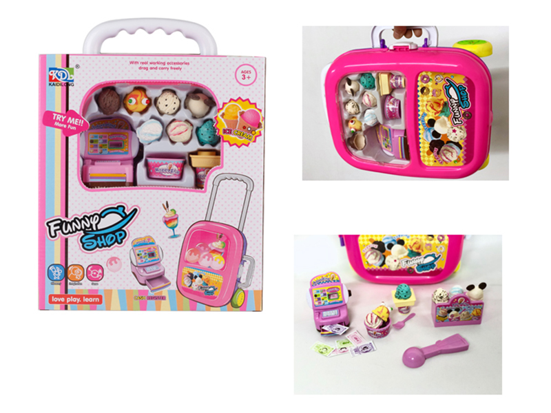 Ice Cream Shop Suitcase