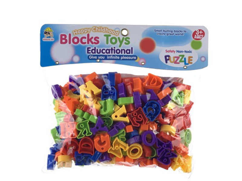 English Letters Building Blocks