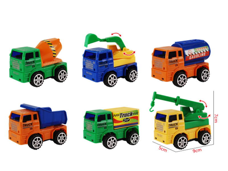 Pull Back City Engineering Truck