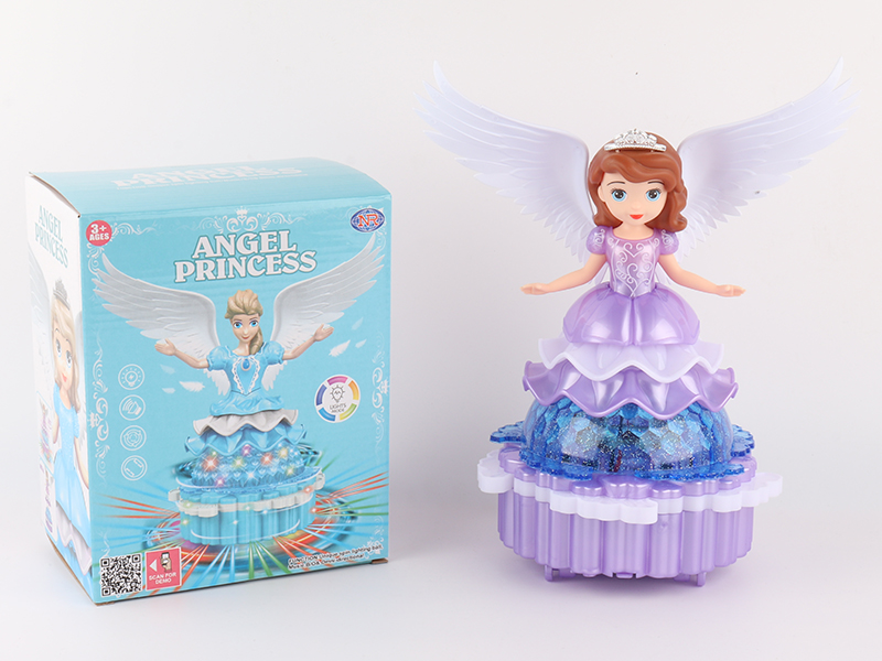 B/O Music Rotating Lift Angel Princess