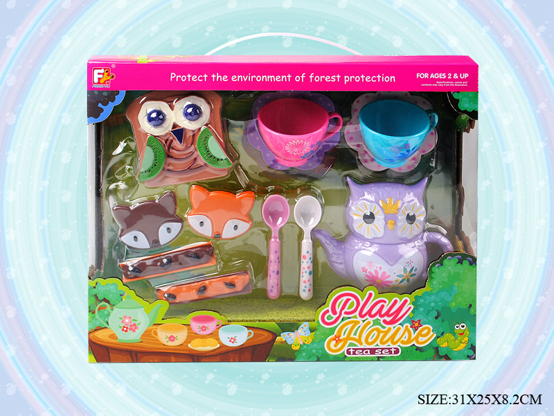 12pcs Owl Tea Set