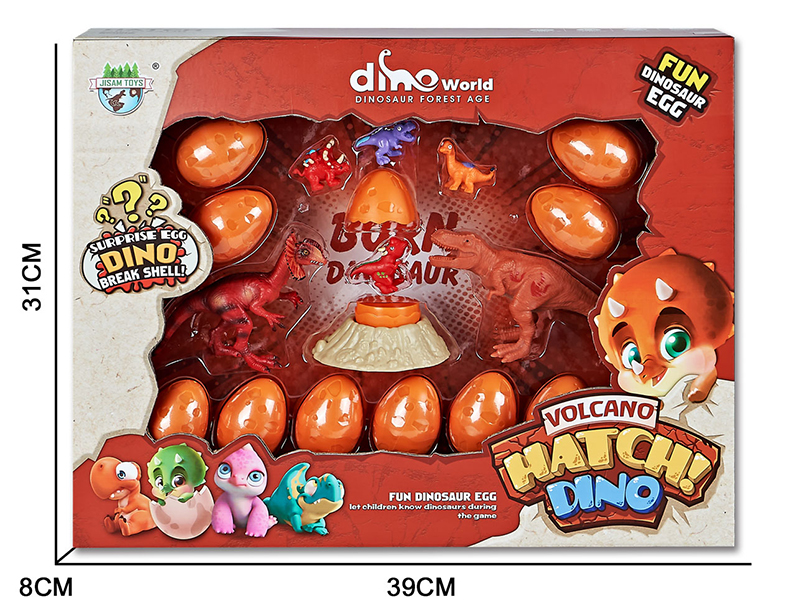 Volcano Surprise Dragon Egg Set